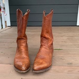 WOMENS FRYE BILLY BROWN BOOTS 8.5